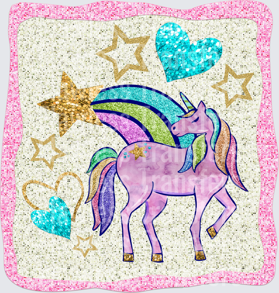 Glittery Unicorn #4218