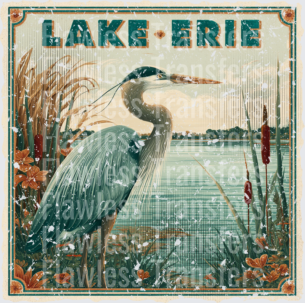 Lake Erie Vintage Stamp #1067