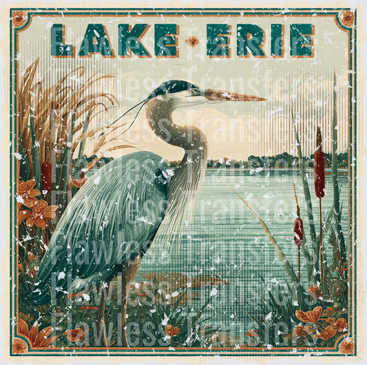 Lake Erie Vintage Stamp #1067