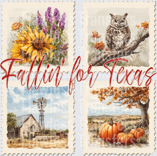 Fallin For Texas Stamp #1127