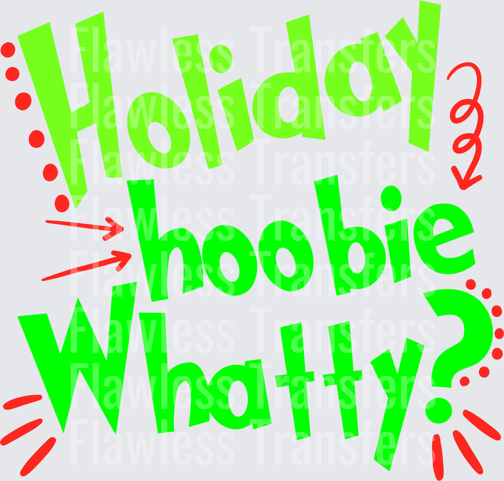 Holiday Hoobie Whatty #1524