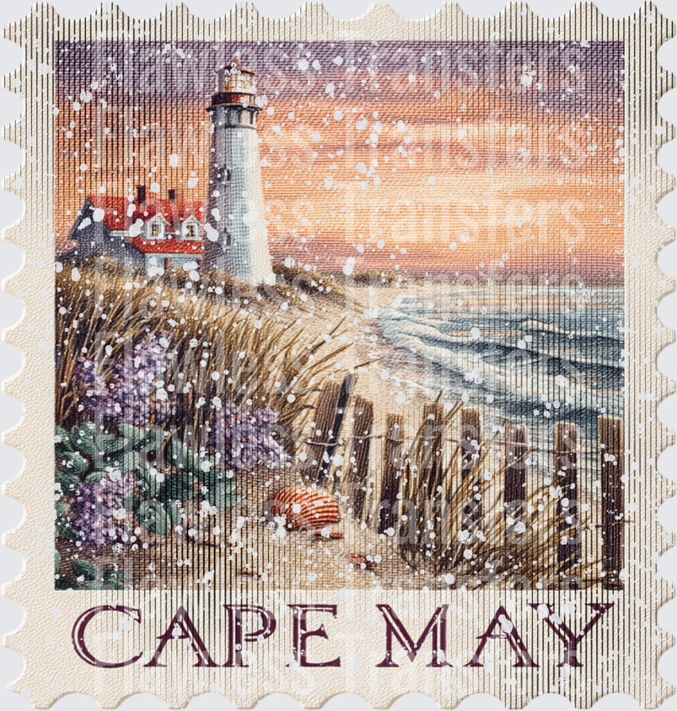 Cape May Vintage Stamp #1054