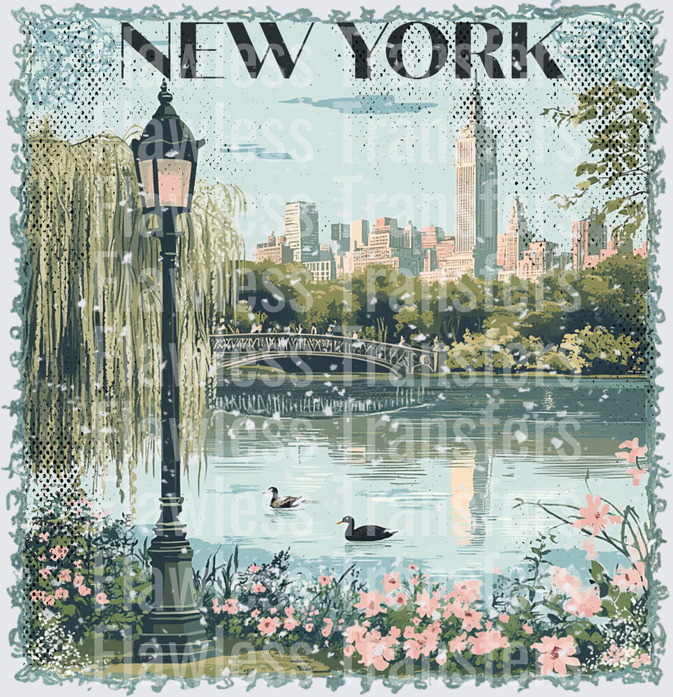 New York Vintage Stamp #1023