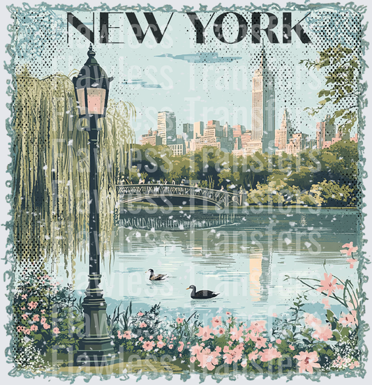 New York Vintage Stamp #1023