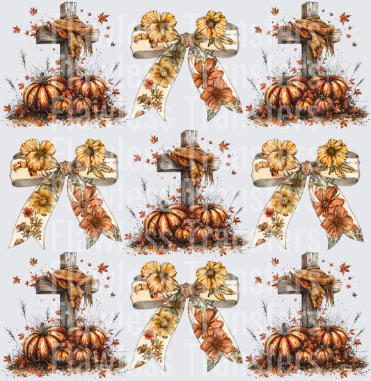 Fall Crosses And Coquette Bows #0192