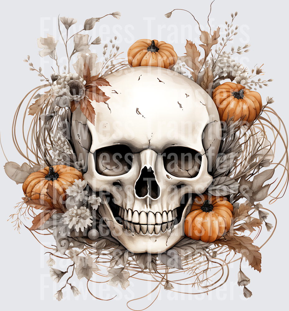 Pumpkin Skull #0647