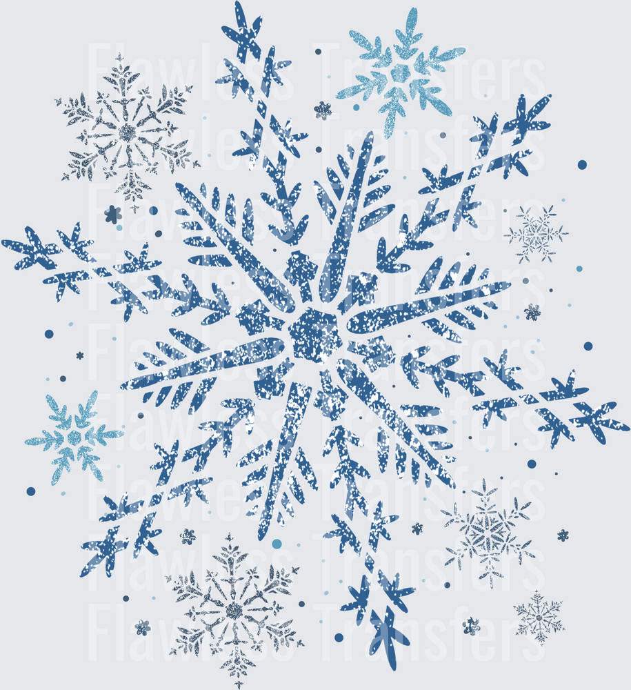 Blue Snowflake #5336