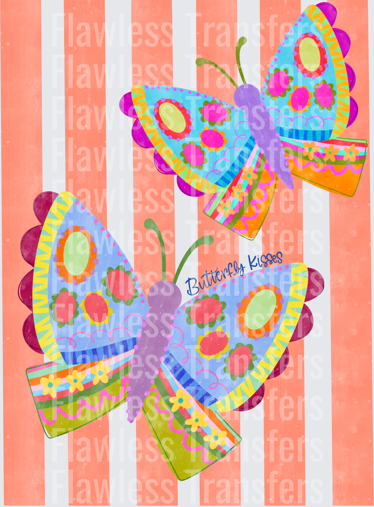 Butterfly Kisses Stripes #4290
