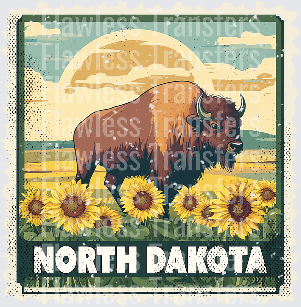 North Dakota Vintage Stamp #1024