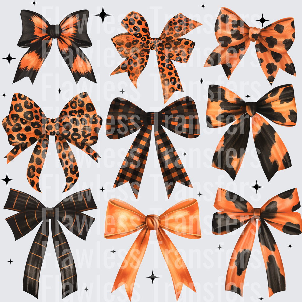 Fall And Halloween Coquette Bows #0067