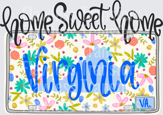 Home Sweet Home Virginia #1299