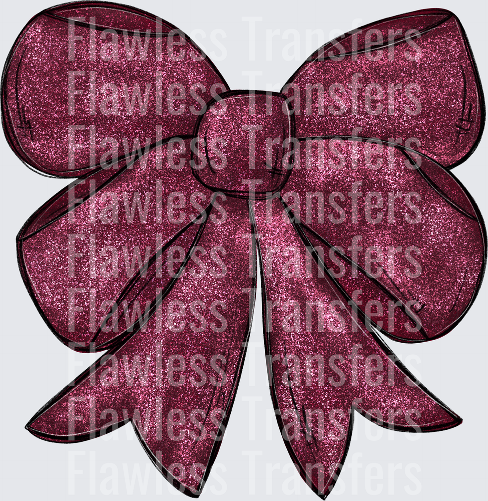 Maroon Bow #4662