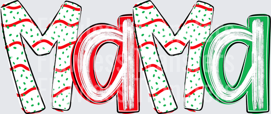 Mama Christmas Cake Alpha #1666
