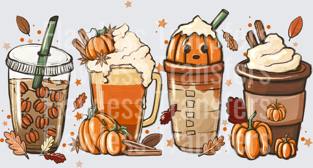 Pumpkin Spice Coffee Latte #0247