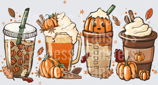 Pumpkin Spice Coffee Latte #0247