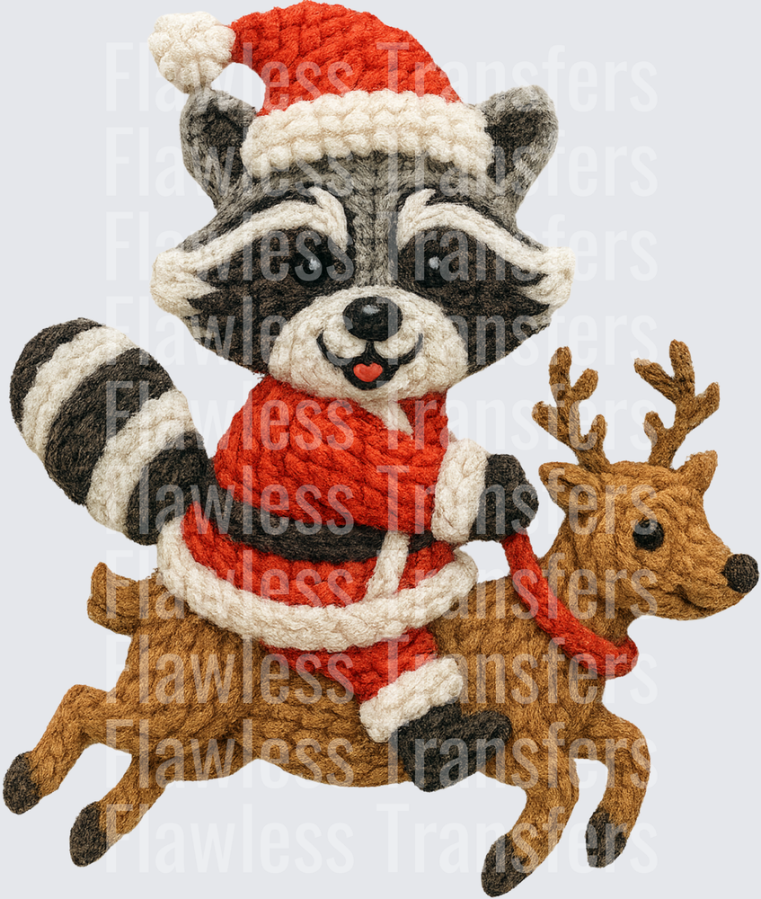 Raccoon Reindeer #1833