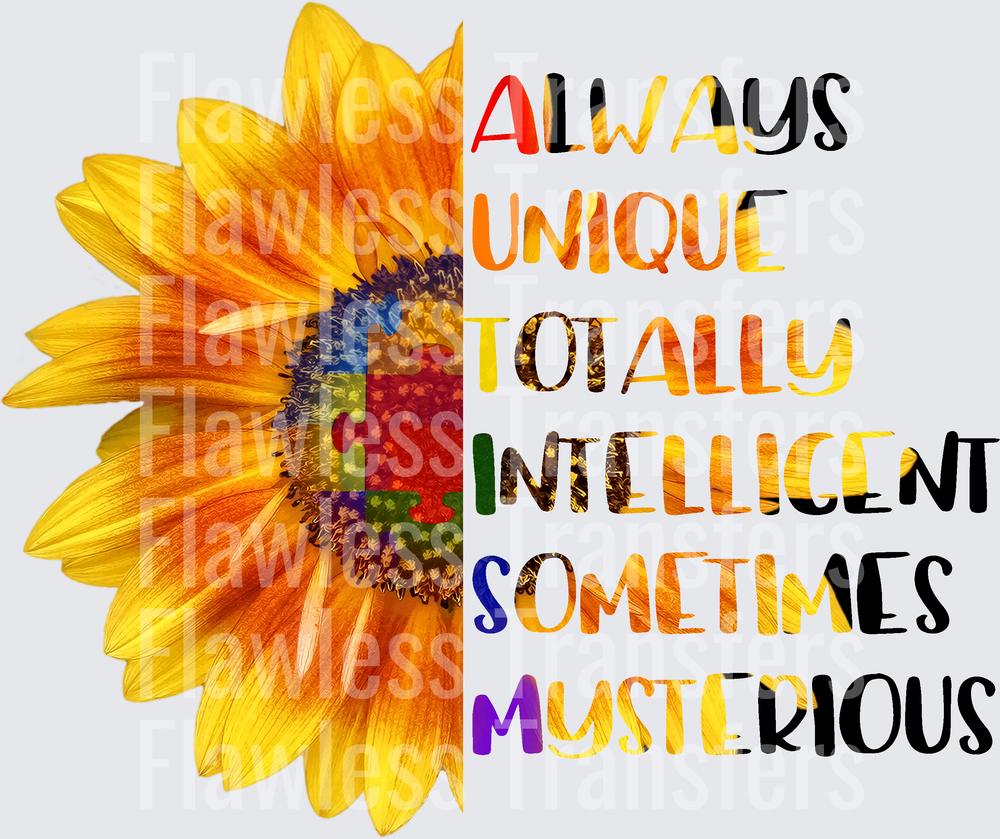 Autism Sunflower #4324