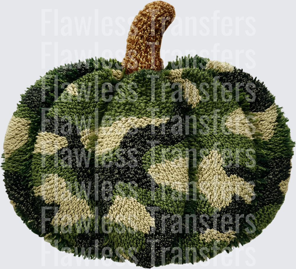 Camo Pumpkin Faux Yarn #0342