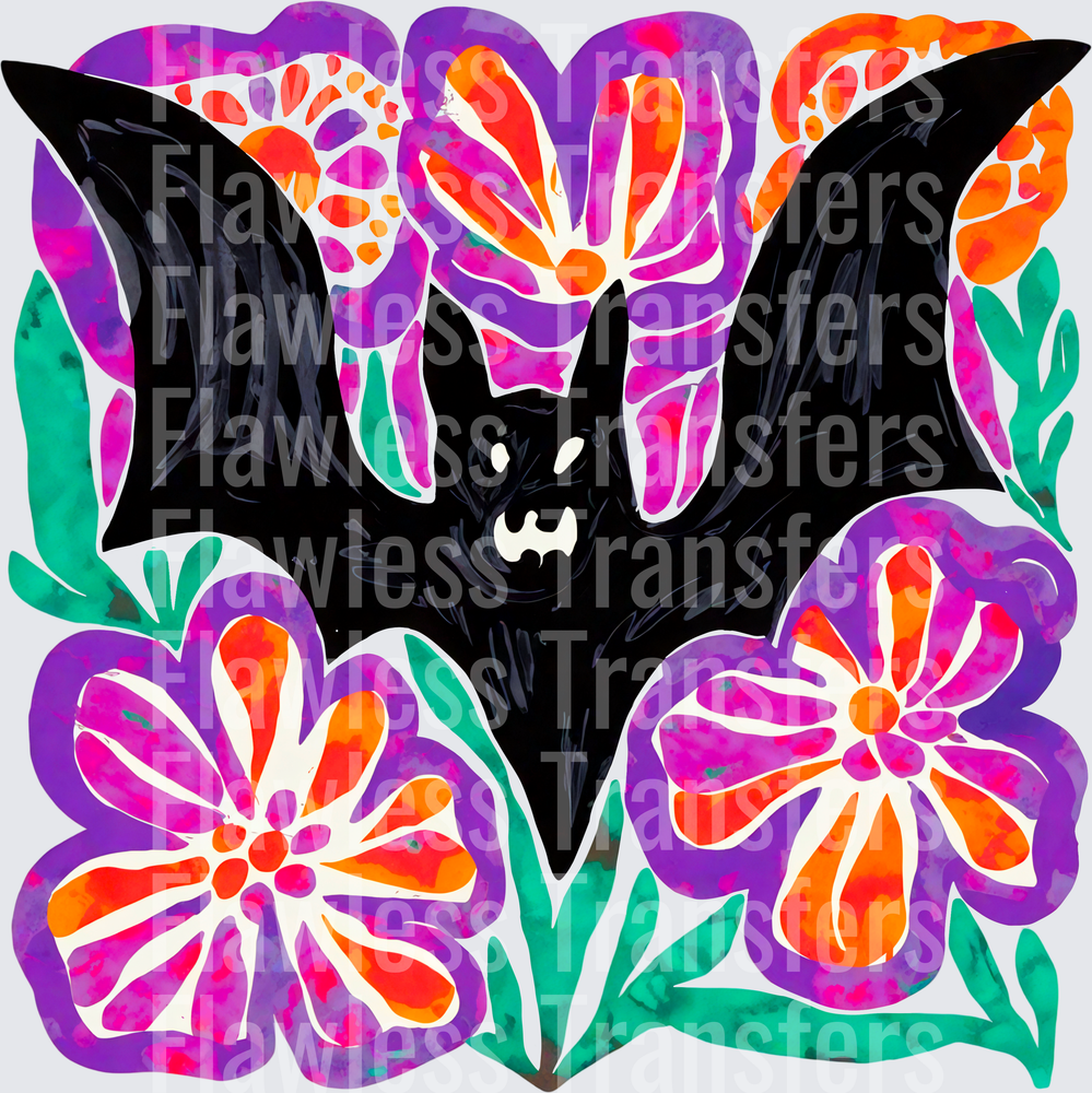 Floral Bat #0771