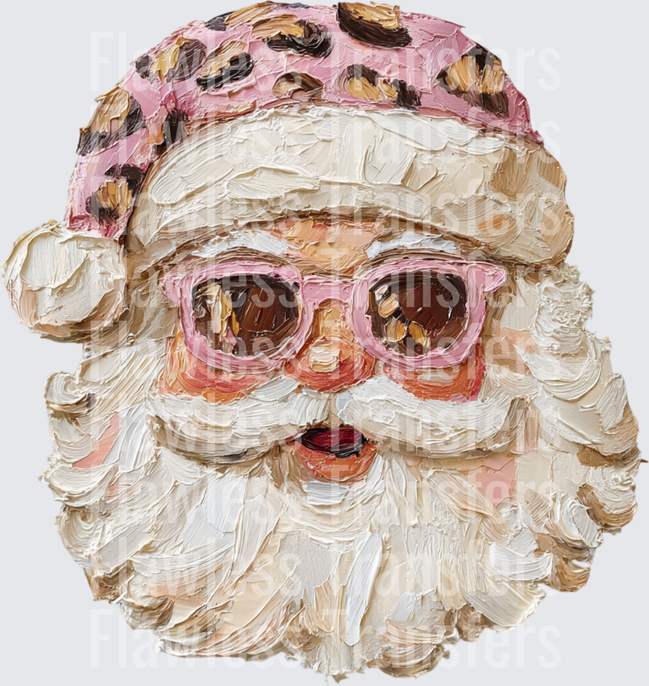 Leopard Hat Santa #1753