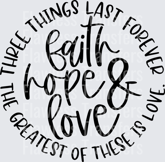 Faith Hope And Love #4374