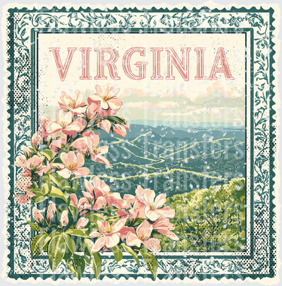 Virginia Vintage Stamp #1008