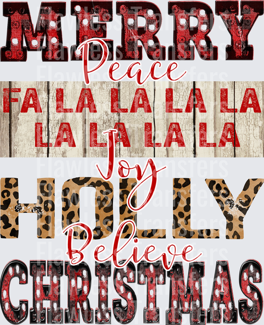Holiday Word Art #2069