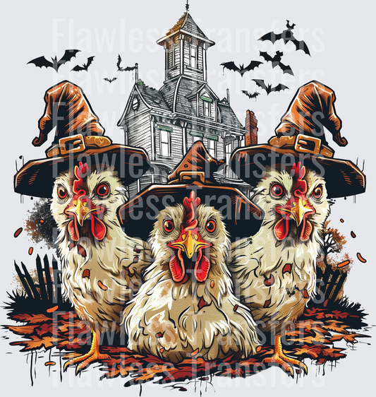 Halloween Chicken Haunted House #0506