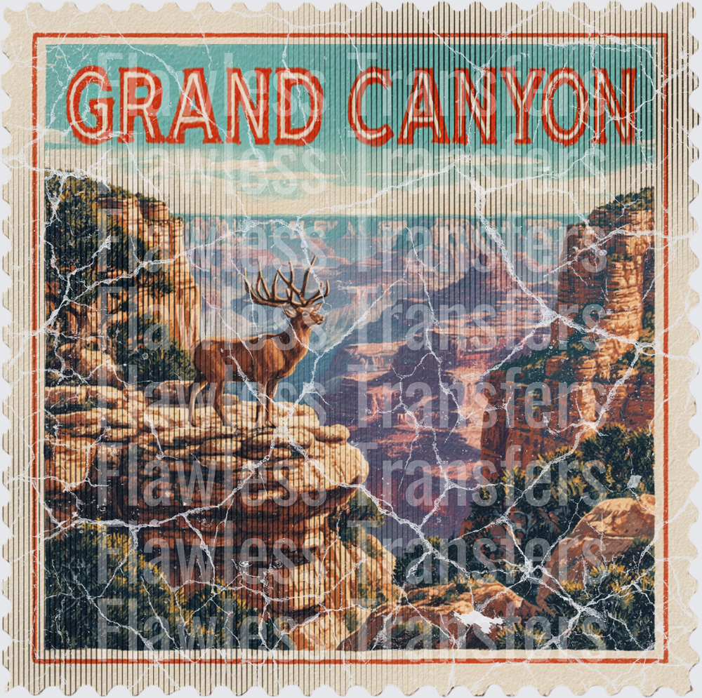 Grand Canyon Vintage Stamp #1187