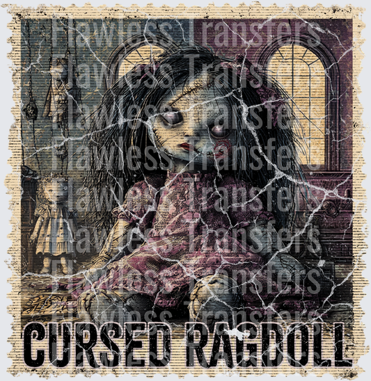 Cursed Ragdoll Vintage Stamp #0576