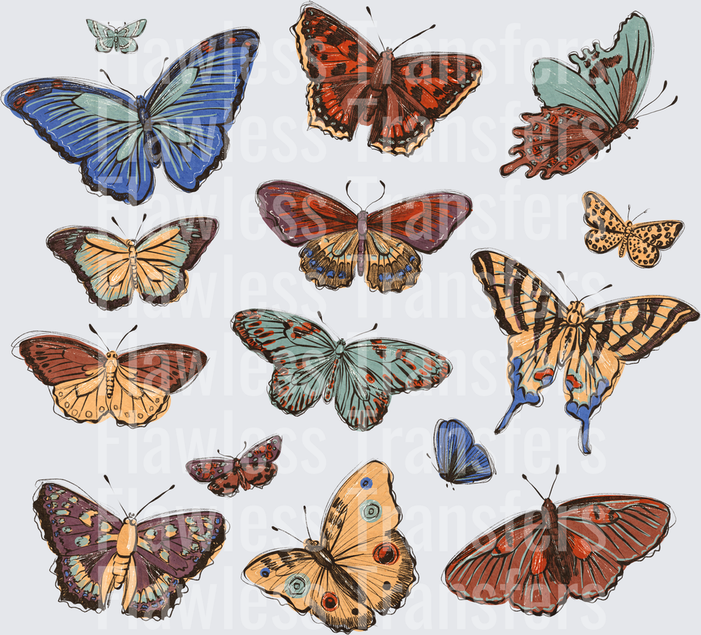 Vintage Butterflies #4142