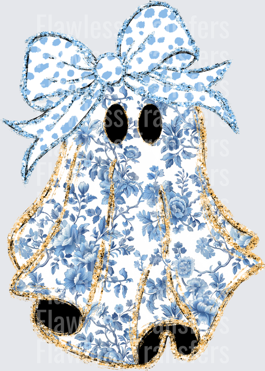 Blue Roses Girl Ghost #0534