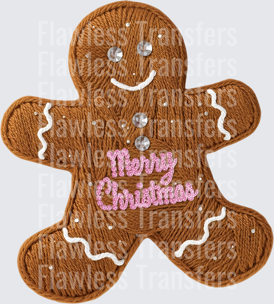 Merry Christmas Gingerbread Man #1826