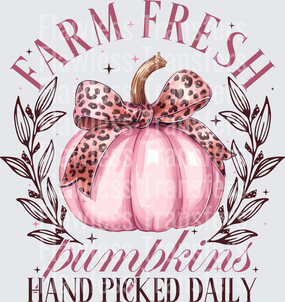 Farm Fresh Pumpkins Hand Picked Daily #0060