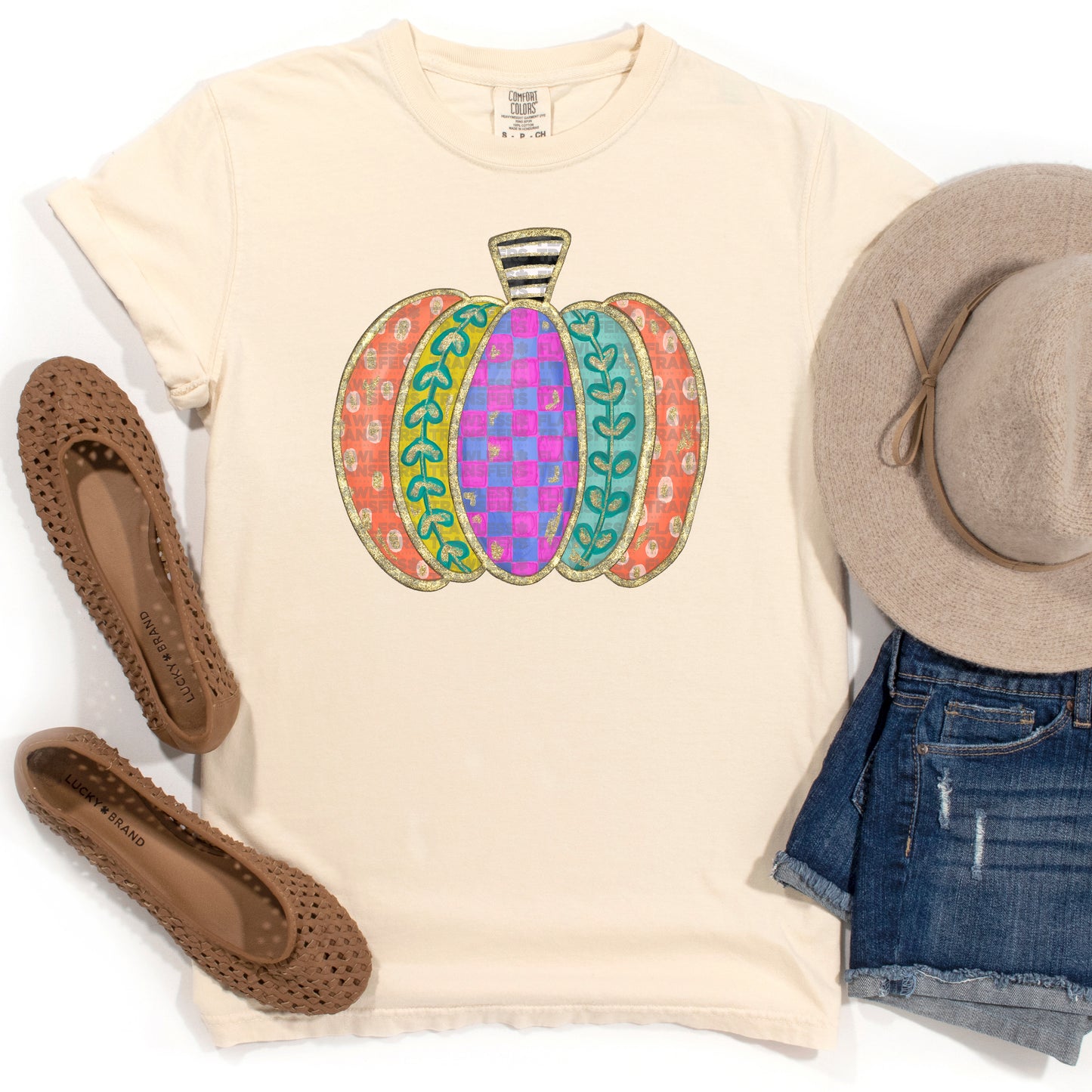Whimsical Pumpkin #2291 DTF Transfer