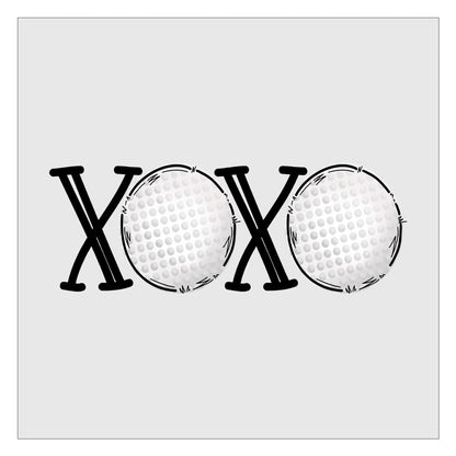 XOXO Golf Ball DTF Transfer