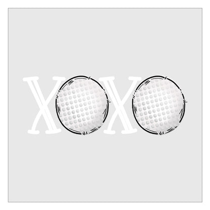 XOXO Golf Ball DTF Transfer