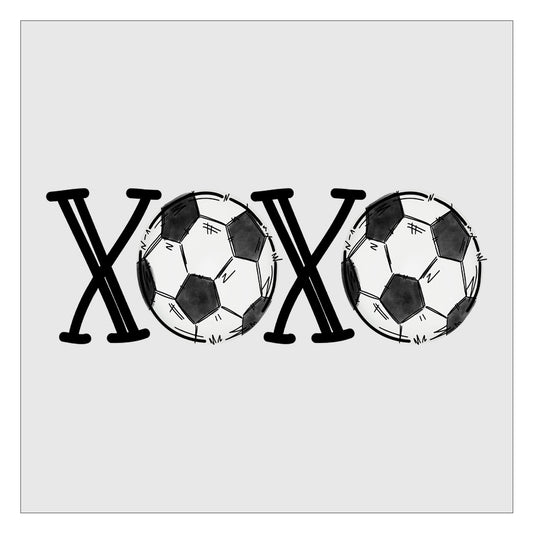 XOXO Soccer DTF Transfer